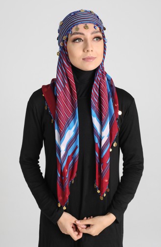 Blue Foulard 8-02