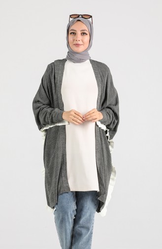 Rauchgrau Poncho 9K6900100-03