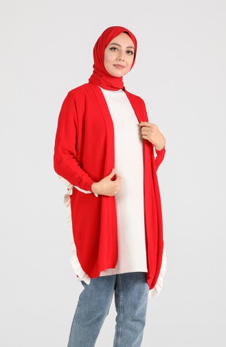 Rot Poncho 9K6900100-04