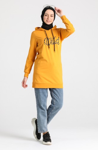 Sweatshirt Moutarde 0722-03