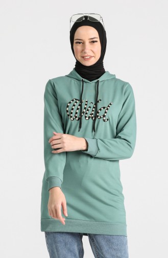 Green Almond Sweatshirt 0722-07