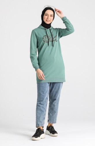 Green Almond Sweatshirt 0722-07