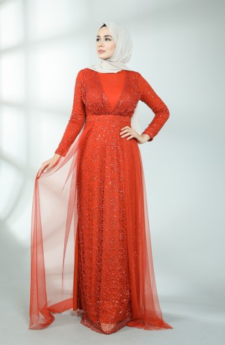 Sequined Evening Dress 5390-03 Tile 5390-03