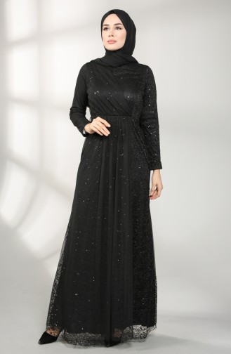 Habillé Hijab Noir 5402-05