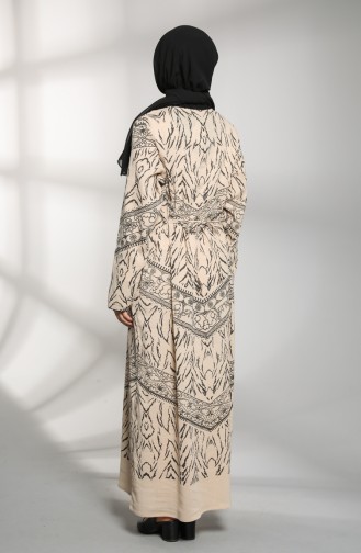 Robe Hijab Beige 4444-08