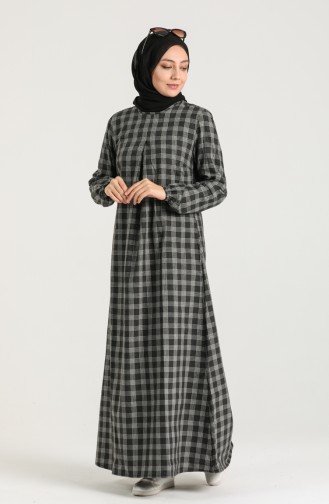 Black İslamitische Jurk 1435-02