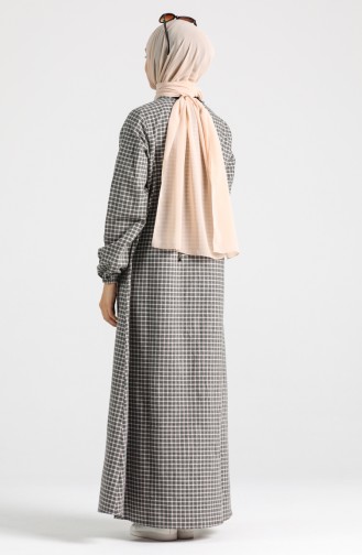 Robe Hijab Couleur Brun 1436-05