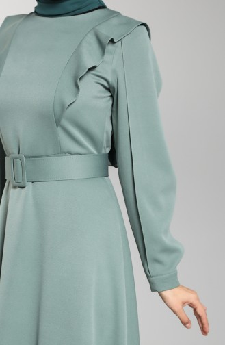 Mint green İslamitische Jurk 8001-06