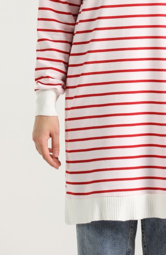 Striped Tunic 5342-02 Pink Red 5342-02