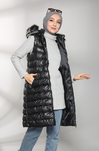 Black Gilet 4002A-01