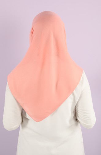 Plain Cotton Scarf 13010-06-p Dark Salmon 13010-06-P