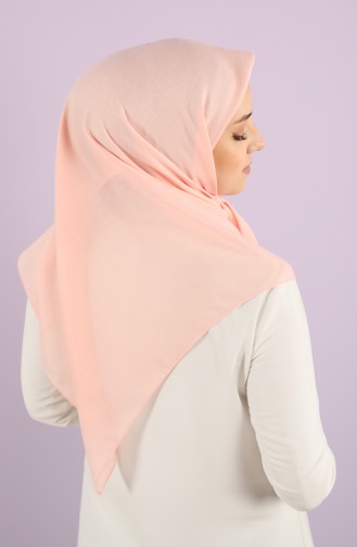 Plain Cotton Scarf 13010-08-p Light Salmon 13010-08-P