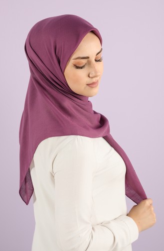 Plain Cotton Scarf 13010-09-p Purple 13010-09-P