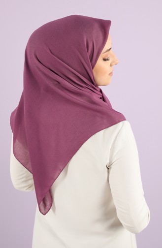 Plain Cotton Scarf 13010-09-p Purple 13010-09-P