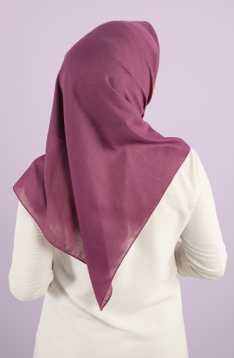 Plain Cotton Scarf 13010-09-p Purple 13010-09-P