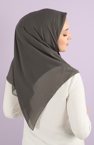 Karaca Plain Crepe Scarf 90717-05 Anthracite 90717-05