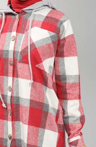 Lumberjack Shirt Tunic 21k8166-08 Red 21K8166-08