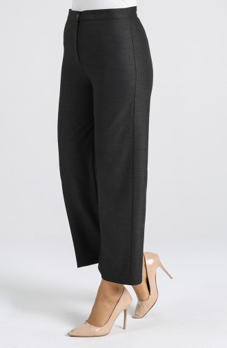 Hidden Zipper wide-leg Pants 1130-02 Smoked 1130-02