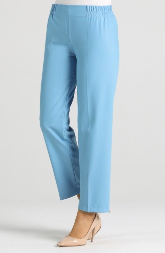 Elastic waist Pants 1983-14 Blue 1983-14