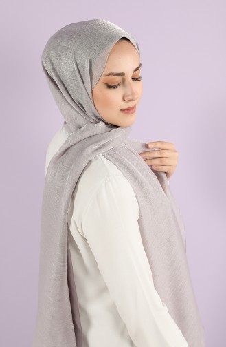 Light Gray Shawl 90716-09