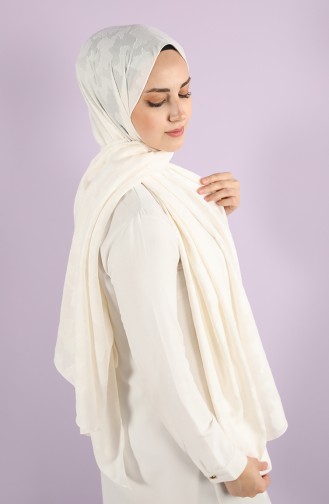 Ecru Shawl 7718-02