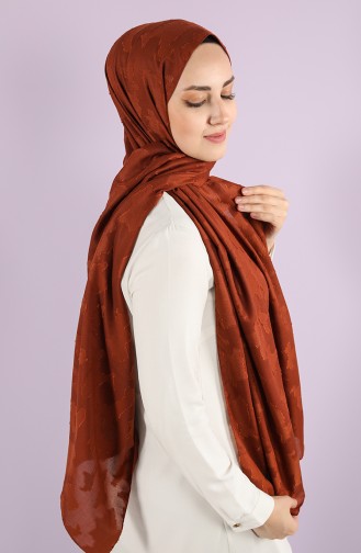 Cinnamon Color Shawl 7718-06