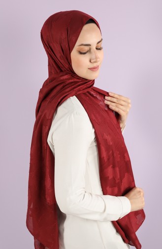 Claret Red Shawl 7718-09