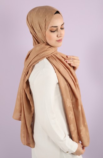 Milk Coffee Shawl 7718-10