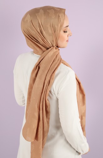 Milk Coffee Shawl 7718-10