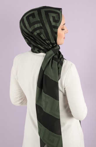 Army Green Shawl 7719-08