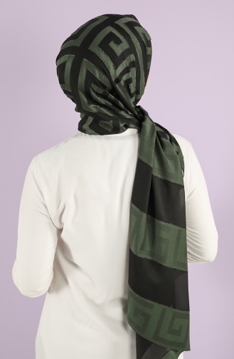 Army Green Shawl 7719-08