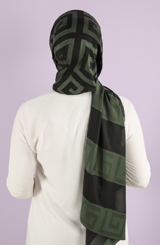 Army Green Shawl 7719-08