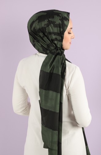 Army Green Shawl 7721-03