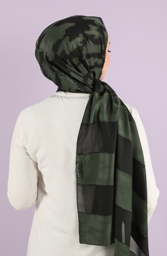 Army Green Shawl 7721-03