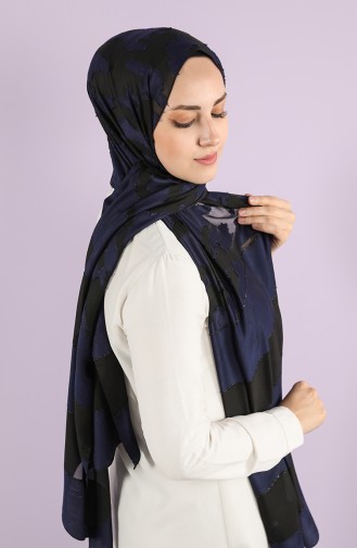 Navy Blue Shawl 7721-06