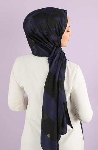 Navy Blue Shawl 7721-06