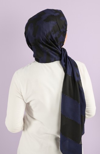 Navy Blue Shawl 7721-06