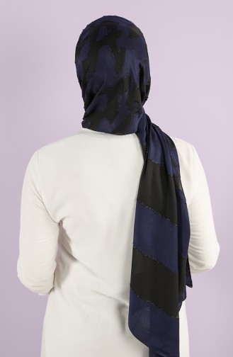 Navy Blue Shawl 7721-06