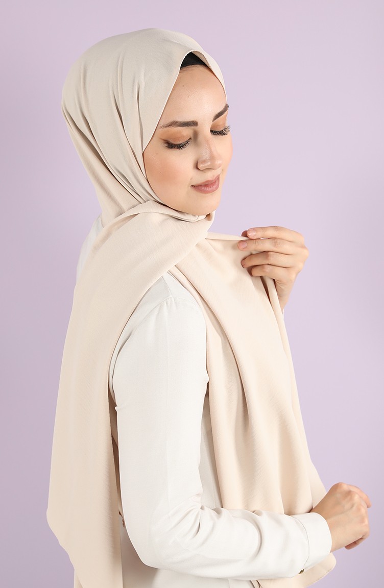 Light Beige Sjaal 54365-11