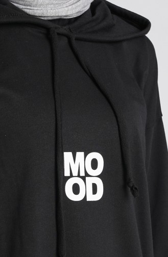 Sweatshirt Noir 0107-02