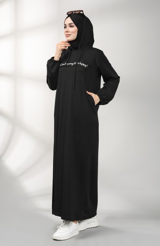 Robe Hijab Noir 21K8126-04