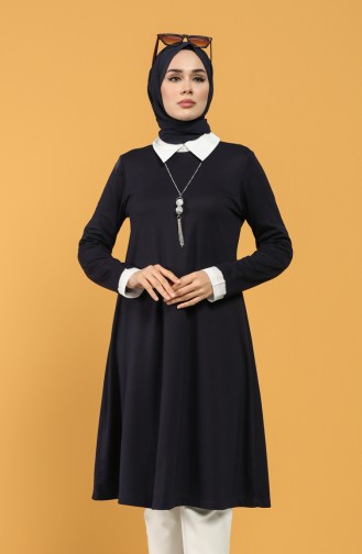 Navy Blue Tuniek 8286-05