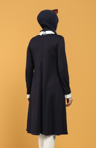 Navy Blue Tuniek 8286-05