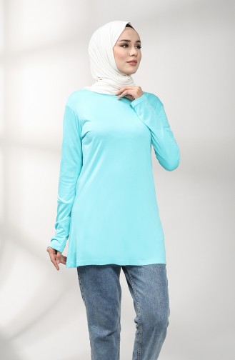 Cotton Tunic 3403h-03 Turquoise 3403H-03