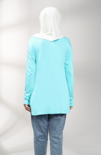 Cotton Tunic 3403h-03 Turquoise 3403H-03