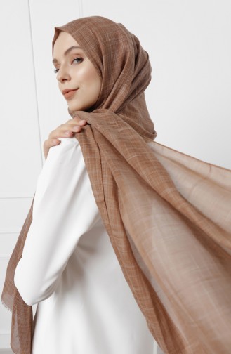 Cosmos Shawl Light Brown 18-0001-14