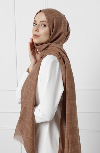 Cosmos Shawl Light Brown 18-0001-14