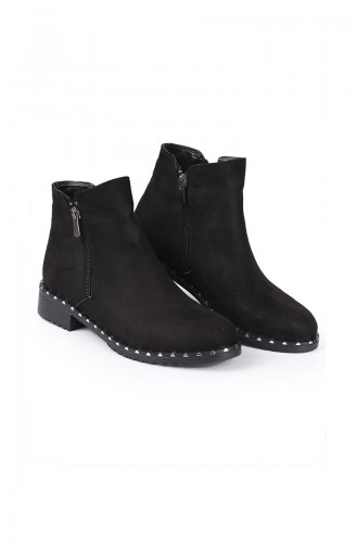 Black Boots-booties 87511-1