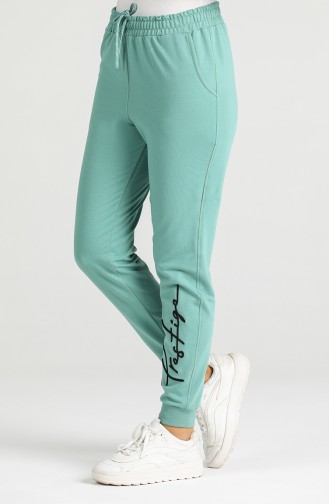 Sweatpants أخضر 94578-09