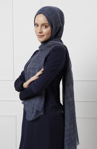 Cosmos Shawl Dark Navy Blue 18-0001-08